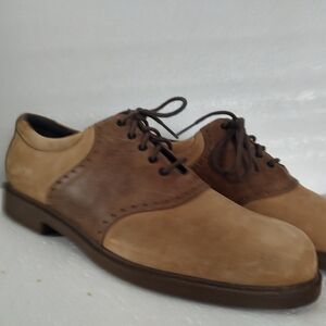 Men's Brown Leather Dress Shoes Rockport Size 11m M9493